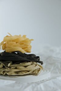 Food Art with Colored Pasta